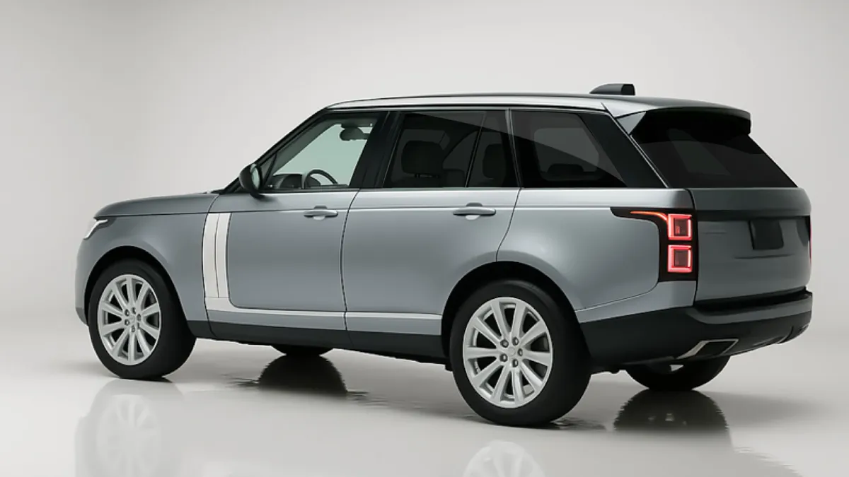 Silver SUV with tinted rear windows in the Global Tint viewer